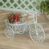 Summerfield Terrace White Metal Tricycle Planter