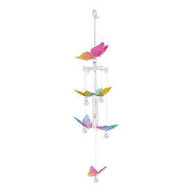 Accent Plus Rainbow Acrylic Butterfly Windchimes