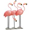 Accent Plus Flamingo Flock Lawn Ornament