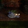 Accent Plus Snail Garden Planter with Solar Light-Up Tentacles