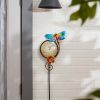 Accent Plus Metal Thermometer Garden Stake - Dragonfly