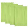 4 pcs W54*L84in Outdoor Patio Curtain/Green Glow