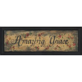 "Amazing Grace" By Gail Eads; Printed Wall Art; Ready To Hang Framed Poster; Black Frame