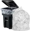 Outdoor Trash Bags Large 33" x 40"; Pack of 500 Clear Trash Can Liners; Thin 0.47 Mil Polyethylene Big Garbage Bags Unscented; Leakproof Waste Basket