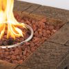 Faux Stone Propane Fire Pit Table