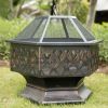 IRON FIRE PIT OUTDOOR