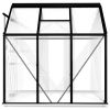 vidaXL Greenhouse with Base Frame Anthracite Aluminum 38.9 ftÂ¬â‰¤