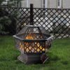 IRON FIRE PIT OUTDOOR