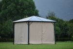 9.8 Ft. W x 9.8 Ft. D Aluminum Paito Gazebo with Polycarbonate Roof