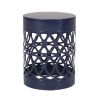 metal outdoor side table