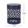 metal outdoor side table