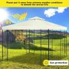 2 Tiers 10 x 10 Feet Patio Gazebo Canopy Tent