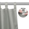 4 pcs W54*L84in Outdoor Patio Curtain/Gray