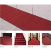 3 x 10 ft. Commercial Brush Step Entrance Mat Double-Ribbed Carpet Runner with Skid-Resistant PVC Backing Hallway Rug for Home Office; Indoor Outdoor;