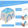 Kids Play Tent Princess Playhouse Pink Castle Play Tent - Blue