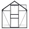 vidaXL Greenhouse with Base Frame Anthracite Aluminum 38.9 ftÂ¬â‰¤