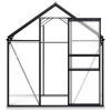 vidaXL Greenhouse with Base Frame Anthracite Aluminum 38.9 ftÂ¬â‰¤