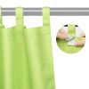 2 pcs W54*L84in Outdoor Patio Curtain/Green Glow