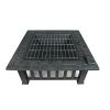 Upland Charcoal Fire Pit with Cover-Antique Finish