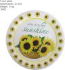 Sunflower Birthday Party Supplies Tableware Set Disposable Paper Plates Sunflower Theme Dinnerware Baby Shower Wedding Decoration Service for 10 Inclu