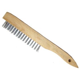 10" Wood Handle Wire Brush