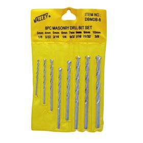 8-pc. Masonry Drill Bit Set