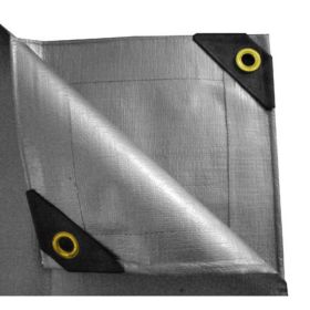 30 x 60 Heavy Duty Canopy Tarp - Silver