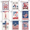 1pc Printed Garden Flag; Patriotic 4th Of July Memorial Day Independence Day Flag; Yard Outdoor Flag; Yard Decoration; Yard Supplies; Party Decor; Hol