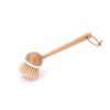 Wooden Pot Dish Washing Brush Bamboo Scruber Tableware Washing Cleaning Kitchen Supplies Home Sink Dishwashing Gadgets Tools