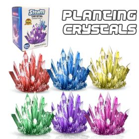 Children's Hot Selling Crystal Planting Science Experiment Toys (Style: blue)