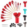 Silicone Kitchen Utensils Set 38 Pieces and Utensil Holder