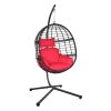 Hanging Chair;  Indoor Outdoor Hanging Egg Chair with Stand;  Durable Wicker Porch Swing Hammock Chair Sets;  Heavy Duty UV Protective Frame and Water