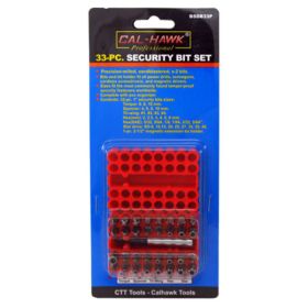 33-pc. Security Bit Set (Material: PVC)