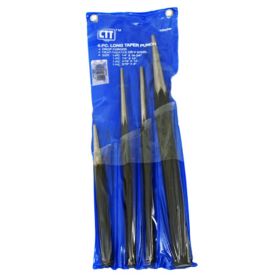 4-pc. Long Taper Punch Set (Material: Steel)