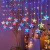 1pc; LED Star Curtain Lamp; USB Plug 11.5ft Festival Lights; Valentine's Day Decorative; Indoor; Outdoor; Wedding Party; Window Bedroom New Year Decor