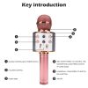 2022 Wireless karaoke microphone Bluetooth Micro Karaoke Home For Music Player Singing microfono Mic microphone for sing