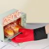 Silicone Insulated Gloves Microwave Oven High Temperature Kitchen Anti-Hot Gloves